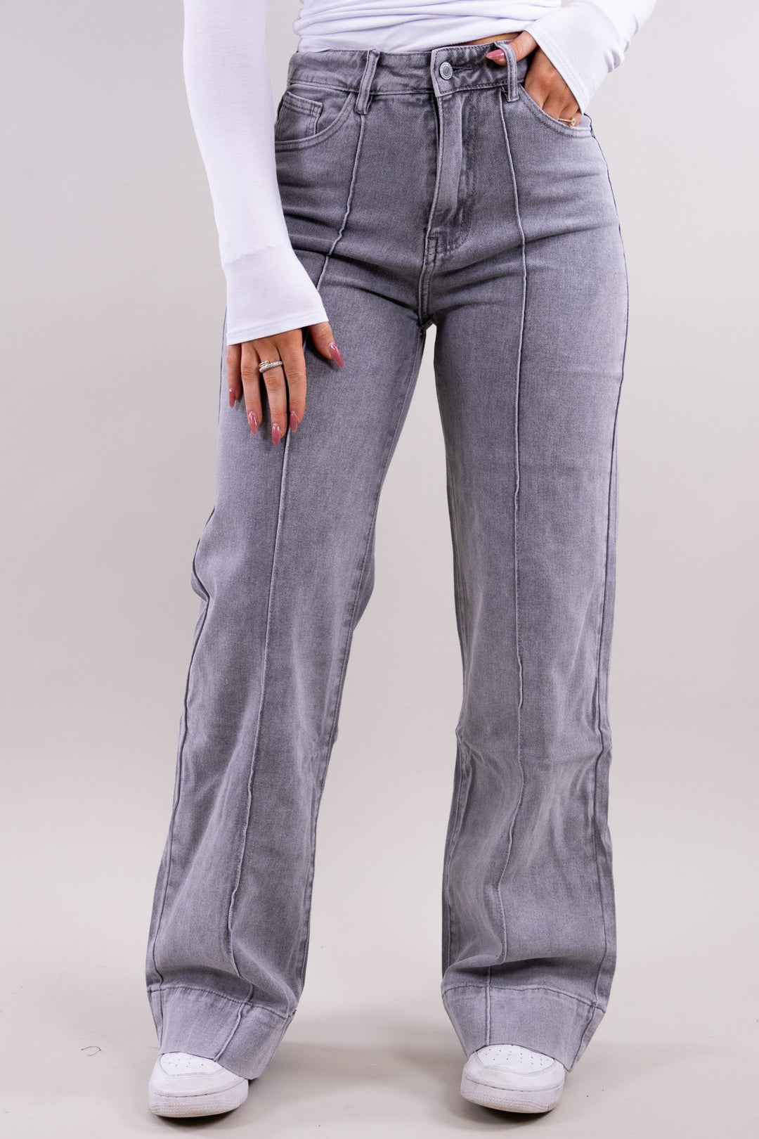 Yara wide leg jeans - stretch