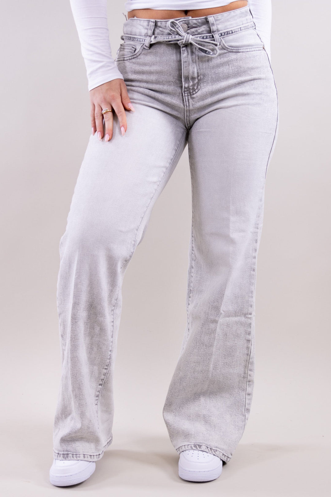 Laila wide leg jeans - stretch